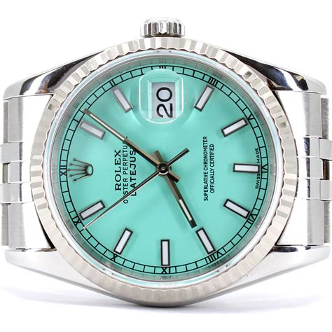 rolex oyster perpetual datejust turquoise|rolex oysterquartz datejust used value.